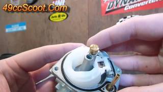 TwoStroke Scooter  ATV Carburetor Settings And Adjustments 4of4  Jetting amp Float Height [upl. by Alyn]