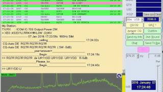 SIMPSK31 SIMBPSK31 Digital mode SIMPSK31 SIM PSK [upl. by Reneta]