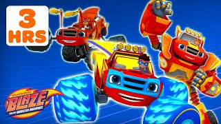 Blaze Transforms into a Superhero Steamboat and MORE  3 Hours  Blaze and the Monster Machines [upl. by Whitney]