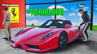 Stealing Every FERRARI From DEALERSHIP in GTA 5 RP [upl. by Llerred]