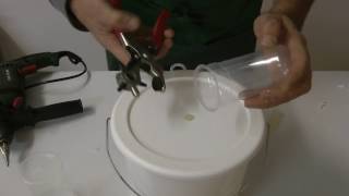 Alcohol distillation at home how to make your own fermentation lock [upl. by Mehs]