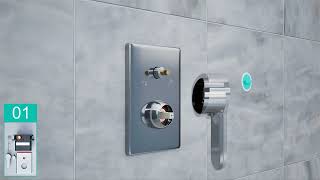 DREAMBATH CONCEALED SHOWER MIXER INSTALLATION VIDEO [upl. by Llij]