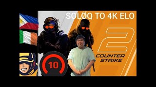 CounterStrike 2 FACEIT SOLOQ TO 4K ELO 60 Seconds DELAYENG 317 🇮🇪🇵🇭🏙️PINOYIrish streamer [upl. by Willet]