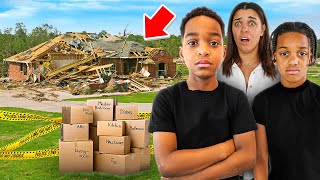 THE TORNADO DESTROYED OUR HOUSE WERE MOVING [upl. by Brocky]