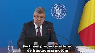 Premierul Marcel Ciolacu În premieră finanțăm cum am promis programul ”Rabla” pentru tractoare [upl. by Wooldridge]