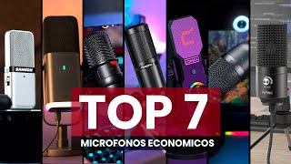 LOS 7 MEJORES MICROFONOS ECONOMICOS 2024🔝  Youtube Twitch Tik Tok Podcast [upl. by Range746]