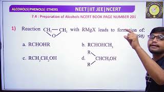 NEET PYQs  Grignard Reagents  NCERT Line by Line  Page 201 neet2025 class11 class12 jeemains [upl. by Gilligan]