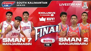 🔴 LIVE  SMAN 7 Banjarmasin VS SMAN 2 Banjarbaru I Final Honda DBL with KFC 2022 [upl. by Zeba578]