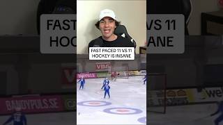 CRAZY FAST PACED 11 VS 11 HOCKEY🚨 nhl hockey icehockey nhlshorts nhl24 shorts bandy [upl. by Letch]