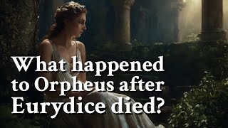 What happened to Orpheus after Eurydice died Greek Mythology Story [upl. by Arhas25]