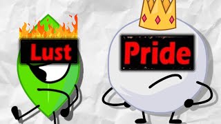 The 7 Deadly Sins as BFDI [upl. by Rastus681]