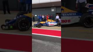 Nigel Mansell Williams FW14b at Classic Silverstone [upl. by Kitchen]