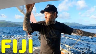 Sailing Alone To Fiji on a 30ft Sailboat A Solo Sailor Enjoys a 622nm Trade Wind Sail to Savusavu [upl. by Anatnahs]