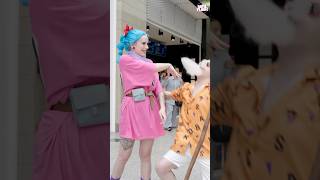 🫨 DBZ Bulma and Master Roshi  COMIC CON 🤣 shorts [upl. by Dougherty231]