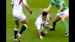 Peter Stringer tap tackle on Jason Robinson [upl. by Costin]