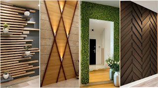 100 Modern Living Room Wall Decorating Ideas 2024 Home Interior Wall Design Wooden Wall Cladding P6 [upl. by Mccormac456]