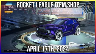 IMPORT FENNEC MIGRAINE DECAL Rocket League Item Shop April 17th 2024 [upl. by Ailic]