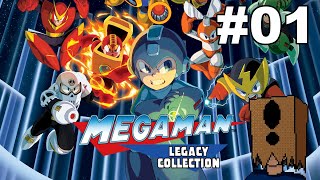 Mega Man Legacy Collection Vol 1 VOD 01 08052024 Super Derpy Robot Megaman Strobe Warning [upl. by Forbes]