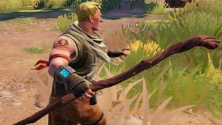 Splinters Staff pickaxe gameplay in Fortnite [upl. by Senzer]