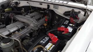 ⁠ Cold Start video of Toyota LC 98 HZJ77 rear and from engine baysmooth sound 1HZ motor [upl. by Roddie]