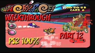 Wacky Races PS2 100 Walkthrough Part 12 [upl. by Aylad]