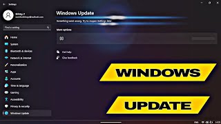 something went wrong try to response setting later  windows update problem how to fix window update [upl. by Fritz]