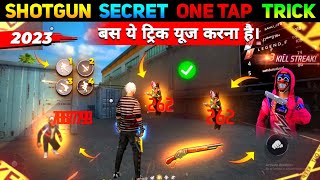 Shotgun Headshot Trick  M1887 Headshot Trick  Free Fire Me Headshot Kaise Mare  Khuni Gamers [upl. by Otero]