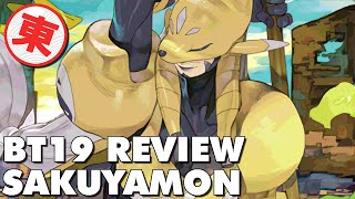 BT19 Card Review  Sakuyamon Cards [upl. by Aicineohp]