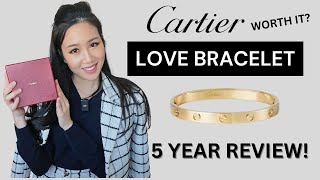 CARTIER LOVE BRACELET REVIEW IS IT STILL WORTH IT IN 2024 [upl. by Grishilda458]