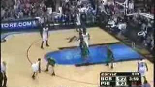 Allen Iverson amp CWebb vs Boston Celtics 3OT Game Highlight [upl. by Cornia]