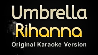 Umbrella  Rihanna Karaoke Songs With Lyrics  Original Key [upl. by Ielak]