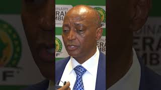 Patrice Motsepe The CAF President Salute Nigerias Amaju Pinnick shorts fypシ゚viral football [upl. by Lyrad]