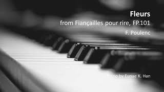 Fleurs from Fiançailles pour rire FP101 – Francis Poulenc Piano Accompaniment [upl. by Satsoc]