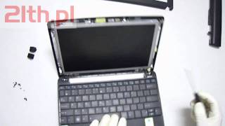 HOW TO  replace the display of an Asus EEE Pc 1005 1000 1001 [upl. by Ailimat]