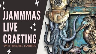 JJAMMMAS Facebook live  Tutorial Making Your Very Own JUNK JOURNAL [upl. by Margeaux]