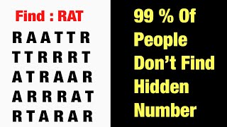 Find the Word on Screen “RAT “  Test You Eyes [upl. by Phemia34]