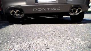 ZZP Performance Exhaust 25quot Stainless Steel CatBack on 2000 Pontiac Grand Prix GTP [upl. by Frendel957]