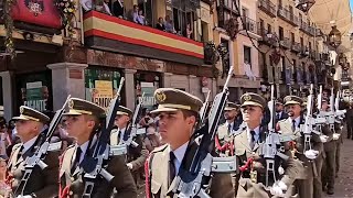 DESFILE MILITAR FIESTA GRANDE del CORPUS CHRISTI EN TOLEDO 2024 [upl. by Parks182]