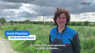 Cécile trait ses 85 vaches avec un exosquelette [upl. by Kalasky]