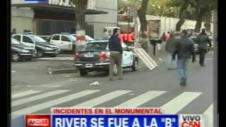 C5N  DEPORTES  INCIDENTES EN RIVER  3 [upl. by Narrat753]