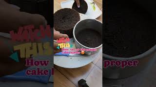 How to cut the proper cake layers  Arpanas Kitchen [upl. by Cassil]