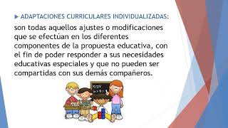 Adecuaciones Curriculares [upl. by Thalia]