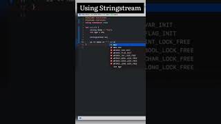 Using stringstream in C  How to use stringstream programming [upl. by Yruoc]