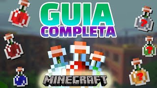 COMO HACER TODAS LAS POCIONES EN MINECRAFTTUTORIAL minecraft [upl. by Eelana]