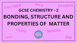 AQA GCSE Chemistry in 10 Minutes  Topic 2  Bonding Structure and Properties of Matter [upl. by Tiraj]