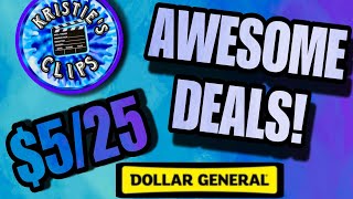 DOLLAR GENERAL DEALS TODAY amp 525 [upl. by Nnasus]