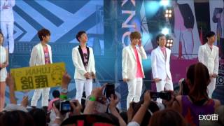 FANCAMHD20120818 SMTOWN in Seoul quotDear My Familyquot EXO Focus [upl. by Aron]