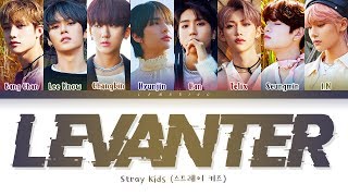 Stray Kids Levanter Lyrics 스트레이 키즈 바람 가사 Color Coded LyricsHanRomEng [upl. by Natsud]