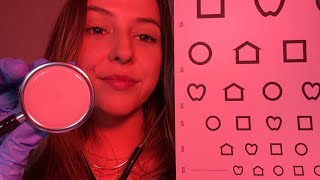 ASMR Mandatory Medical Exam 🩺 LONG eye exam with lights [upl. by Rothenberg]