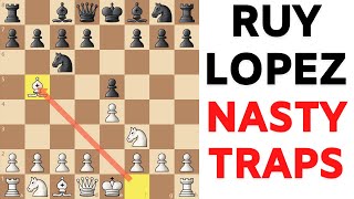 Ruy Lopez Chess Opening Explained in 10 Minutes TRAPS Included [upl. by Kovacev]